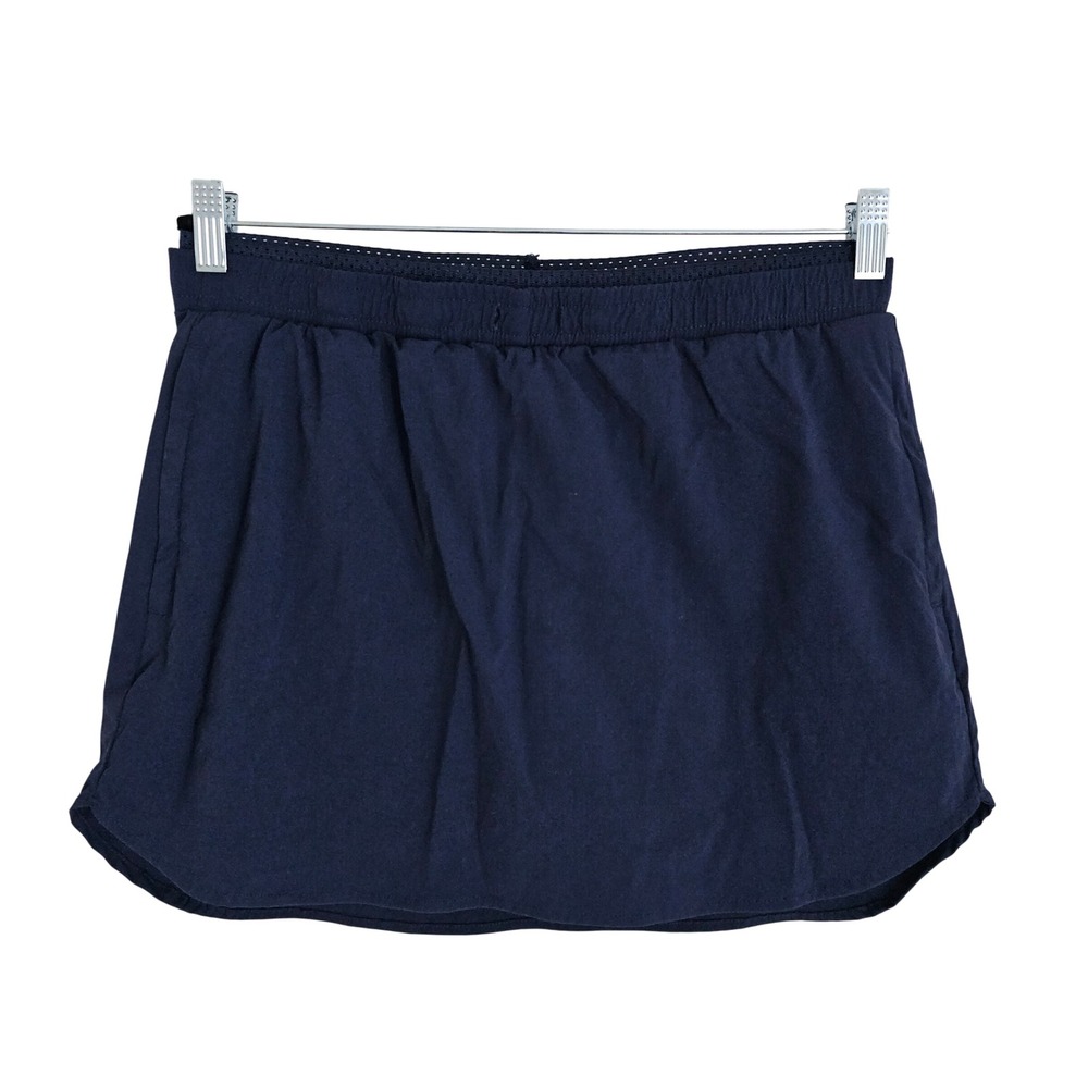 Woven Trek Women's Skort Navy Blue L Gorpcore Hiking Golf Skirt Member's Mark